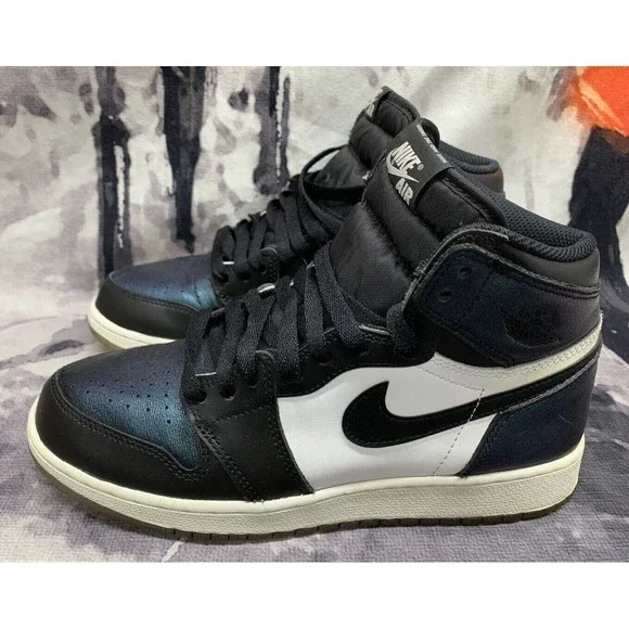 Nike Air Jordan Retro 1 All Star Game ASG Chameleon Size 6.5 Y Green - Picture 3 of 12